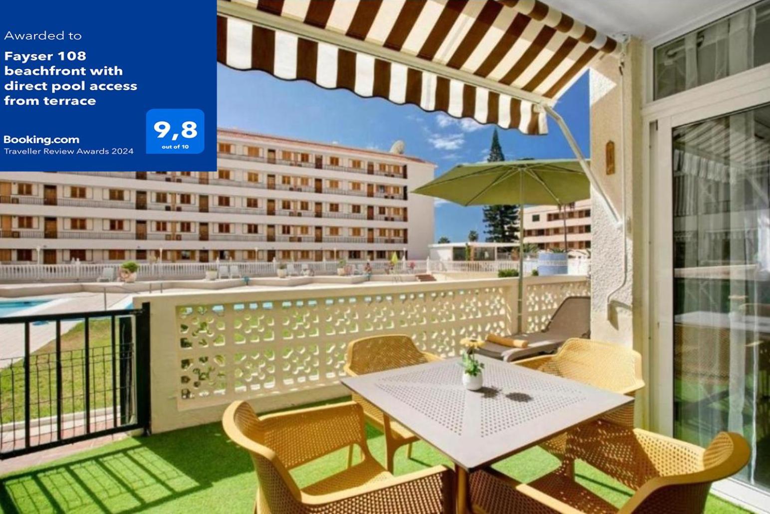 Fayser 108 Beachfront With Direct Pool Access From Terrace Arona  Exterior foto